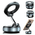 Suport Magnetic pentru Telefon cu Rotire 360°, Suport Auto cu Ventuză